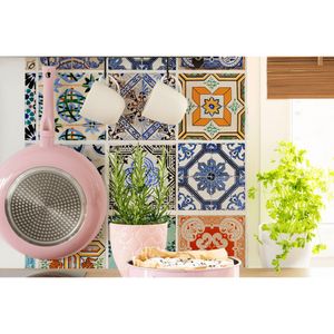 Revestimento Adesivo 45cmx2m Azulejos Con-Tact
