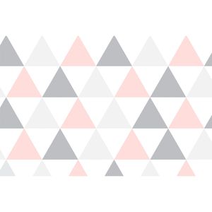 Revestimento Adesivo 45cmx2m Triangulo Rosa Con-Tact