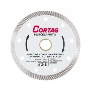 Disco Diamantado Porcelanato 110mm Cortag