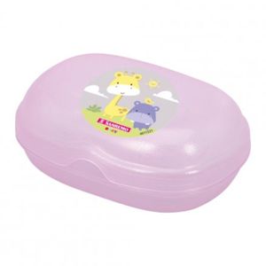 Saboneteira Infantil Plastico Rosa Sanremo