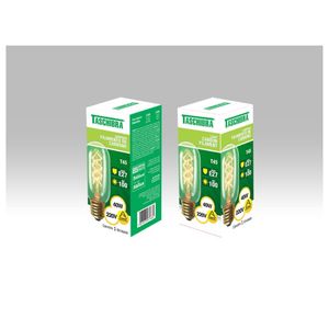 Lâmpada Filamento T45 40w 220v Taschibra