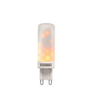 Lâmpada Led Flamejante G9 Ambar 1w Autovolt Taschibra