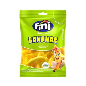 Bala Gelatina Bananas 90g Fini
