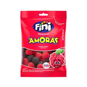 Bala De Gelatina Amoras 90g Fini