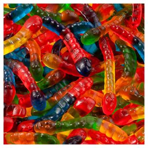 Bala De Gelatina Minhocas 90g Fini
