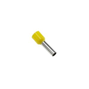 Terminal Tubular Ilhos Amarelo Com 20 Peças  Dual Comp
