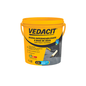 Resina Impermeabilizante Base Água 3.6l Vedacit