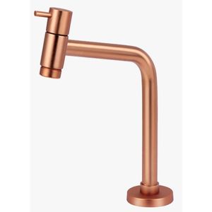 Torneira Lavatório 1196 Cisne Jr Up Cuba Apoio 24cm Rose Fosco Forusi
