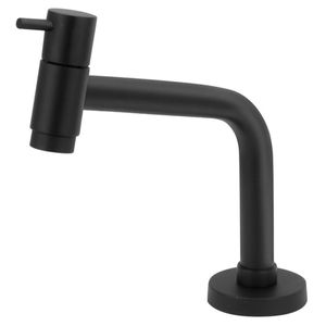 Torneira Lavatório 1196 Cisne Jr Up Cuba Apoio 24cm Preto Fosco Forusi