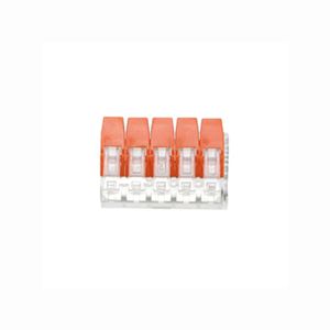 Conector De Emenda 5 Polos  4mm² Com 4 Peças Dual Comp