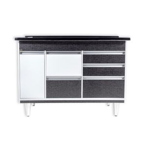Gabinete Viseu Para Pia 115cm Cromo Corso