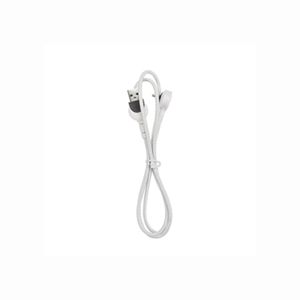 Cabo Usb X Tipo C 90 Graus 1m Branco Dual Comp
