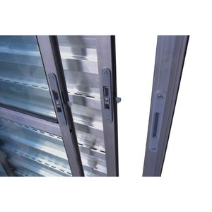 Porta Balcão 3 Folhas Safira Brilhante Veneziana 1 Fixa 210x120 Esquadrifazio