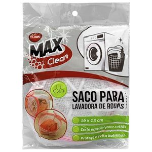 Saco Para Maquina De Lavar Roupas 16x13cm Clink