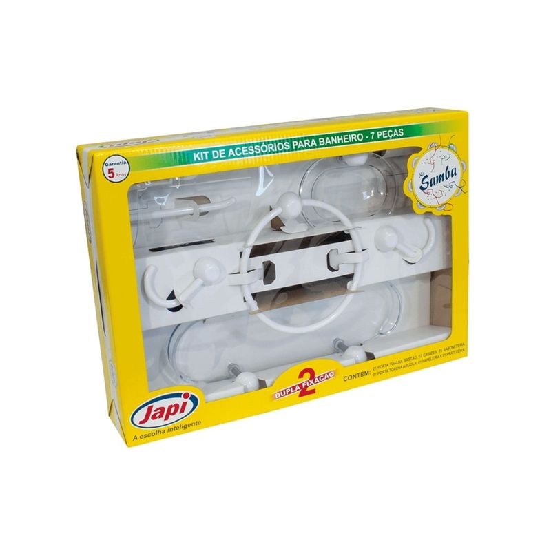 Kit_De_Acessrios_Linha_Samba_Branco_Para_Banheiro_Com_7_Peas_Japi_103462001jpg