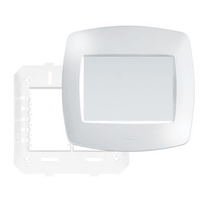 Placa Elegance 4x4 Cega Com Suporte Fame