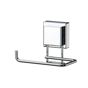 Suporte Para Papel Higiênico Inox Com Ventosa Cromado Future