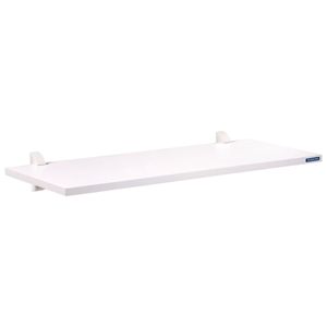 Prateleira De Madeira Suporte Plástico 900x250x15 Branco Tramontina