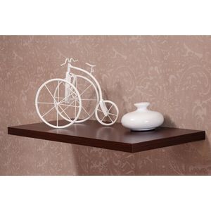 Prateleira De Madeira Suporte Invisível 900x250x25 Tabaco Tramontina