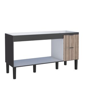 Gabinete Colibri 1.44m Preto/Tamarindo Cozimax