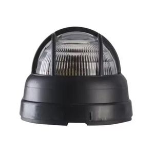 Arandela Tartaruga Com Grade Preto E27 Para 1 Lâmpada Kin Home