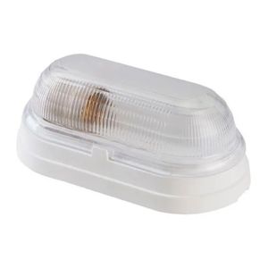 Arandela Tartaruga Sem Grade Branco E27 Para 1 Lâmpada Kin Home