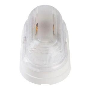 Arandela Tartaruga Sem Grade Branco E27 Para 1 Lâmpada Kin Home
