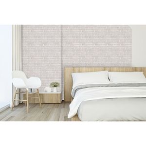 Revestimento Adesivo 45cmx6m Tijolo Branco Con-Tact