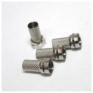 Conector Rg 6 Com Rosca 4 Peças Capte