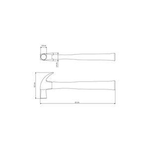 Martelo De Unha Basic 18mm Tramontina