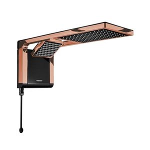 Chuveiro Acqua Duo Rose Gold Black 6800w 220v Lorenzetti