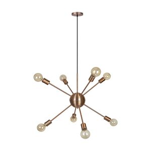 Pendente Mini Togo Cobre Para 8 Lâmpadas Kin Home