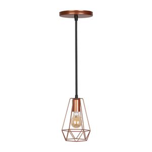 Pendente Mumbai Cobre Para 1 Lâmpada Kin Home