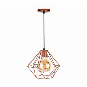 Pendente Evora Cobre Para 1 Lâmpada Kin Home