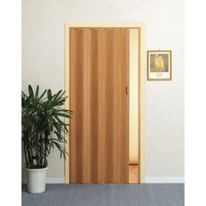 Porta Sanfonada Standard Cerejeira Madeira 60x210 Permatti