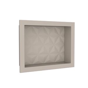 Nicho Sintetico Multiuso 40x30 Bege Com Textura Cozimax