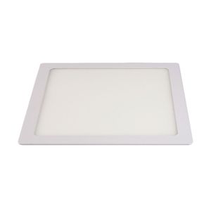 Painel Embutir Slim Led 24w 6500k Quadrado Bivolt Branco Bronzearte