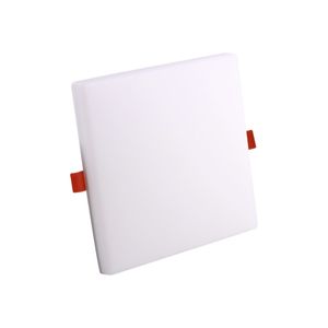 Painel Embutir Frameless Led 10w 6500k Quadrado Bivolt Branco Bronzearte