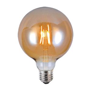 Lâmpada Filamento Led Ballon Vintage G125 4w 2200k Bivolt Bronzearte