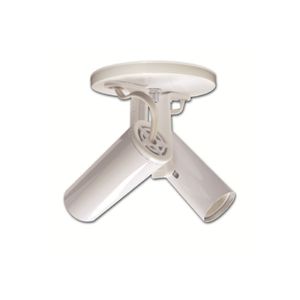 Spot Tubinho Branco Para 2 Lâmpadas Kin Home