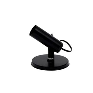 Spot Tubinho Preto Para 1 Lâmpada Kin Home