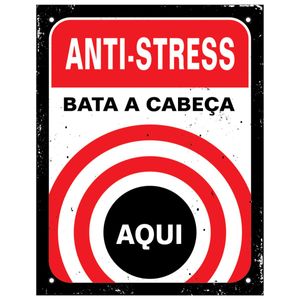 Placa Poliestireno 18x23 Anti-Stress Sinalize
