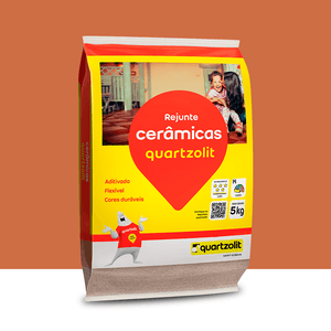 Rejunte Flexível 5kg Marrom Canela Quartzolit