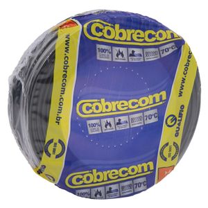 Cabo Flex 1.5 Rolo 100mt 750v Preto Cobrecom