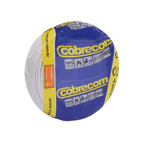Cabo Flex 6.0 Rolo 50mt 750v Branco Cobrecom
