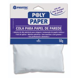 Cola Para Papel De Parede Polypaper 50g Pulvitec