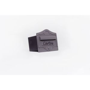 Caixa Correio Sigma Gradil Clássica Eco Prata Pint Art
