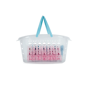 Cesto Com Prendedores Standard 36 Pcs Mor