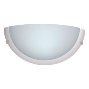 Arandela Clear 30cm Branco E27 1 Lâmpada Bronzearte