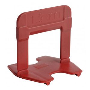 Espaçador Nivelador 1.5mm Vermelho Com 50 Peças Cortag